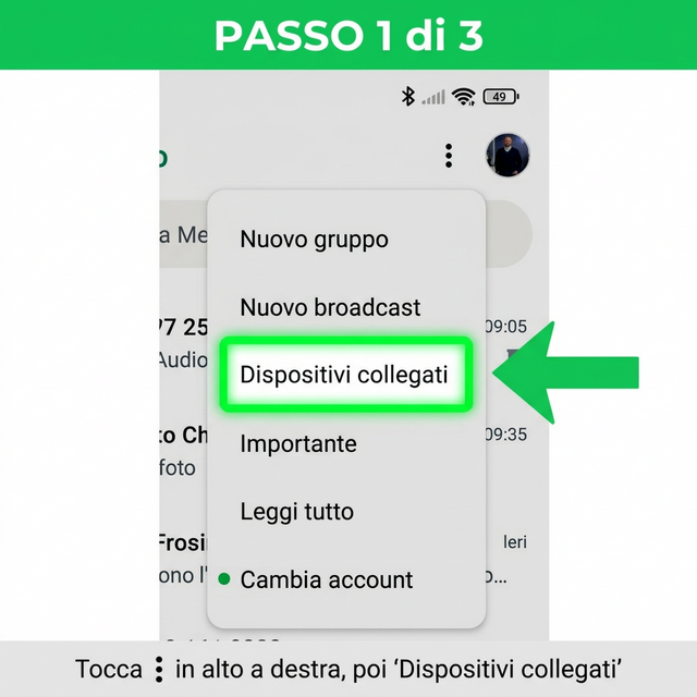 Passo 1: Dispositivi collegati